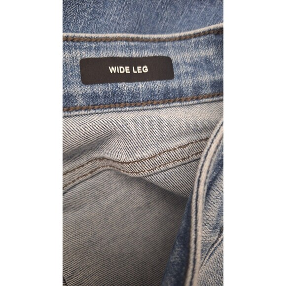 JUDY BLUE Braid Side Detail Wide Leg Crop Denim Jeans Sz 11/30 Casual Western - Picture 6 of 12